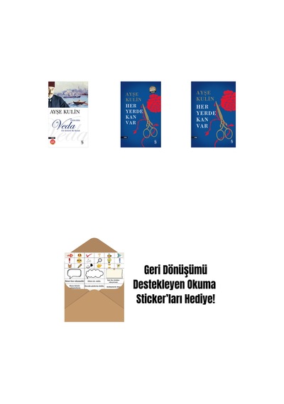 Veda Midi Boy + Her Yerde Kan Var Midi Boy + Her Yerde Kan Var Ciltli + Okuma Sticker'ları
