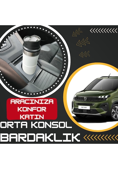 Rifter-berlingo-combo-proace Orta Konsol Çapraz Bardaklık