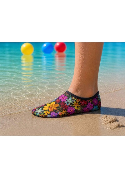 Gripptoes Kaymaz Damla Tabanlı Deniz&havuz Çorabı J1 Çok Renkli