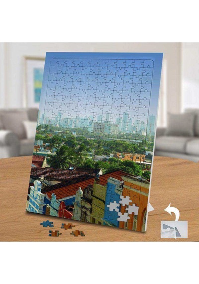 Güneşli Havada Güzel Şehir 240 Parça Puzzle Yapboz-02204