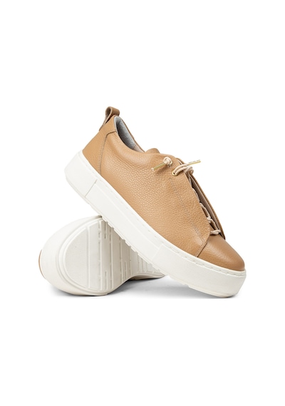 Deery Kadın Bej Hakiki Deri Sneaker Ayakkabı - R2401zbejc01 Bej
