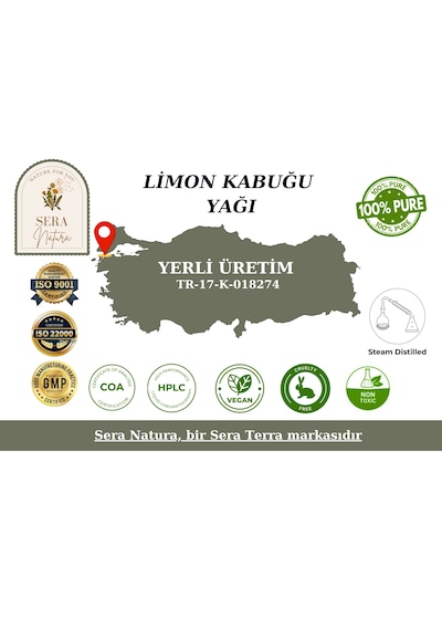 Limon Kabuğu Uçucu Yağı 10 Ml %100 Saf, Ferahlatıcı Ve Canlandırıcı Etki 10 ML