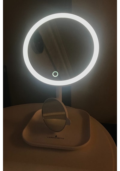 Lexroo 1x+5x Zoom 23 Led Işıklı Makyaj Aynası, 360 Döner, Dokunm Diğer
