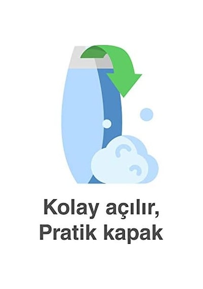 Pratik Kapaklı Duş Jeli Men 500 Ml Açık Mavi