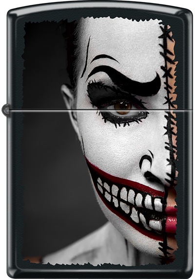 Zippo Half Scarey Çakmak Çok Renkli