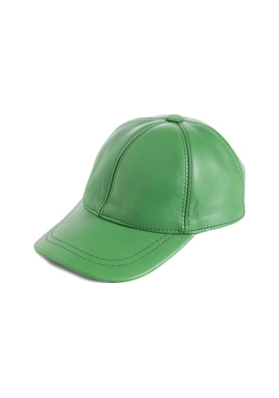Shopiolog Şapka Unisex Hakiki Deri Beyzbol Kep