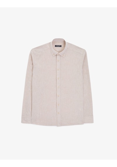 Pierre Cardin Erkek Bej Gömlek Desenli 50320941-vr011