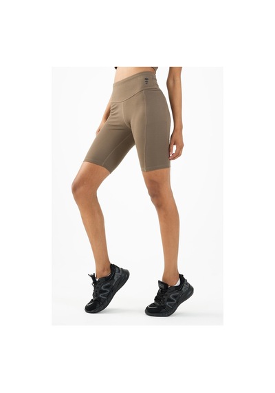 Maraton Active Slimfit Kadın Şort Koşu Kakao Şort 22280-kakao