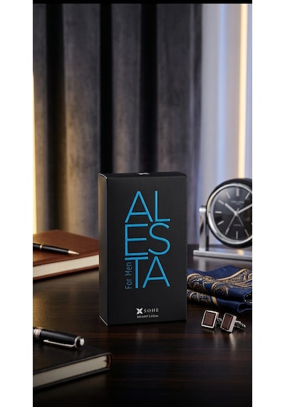 Soshe Alesta Erkek Parfüm 100 Ml Edc Aromatik - Odunsu