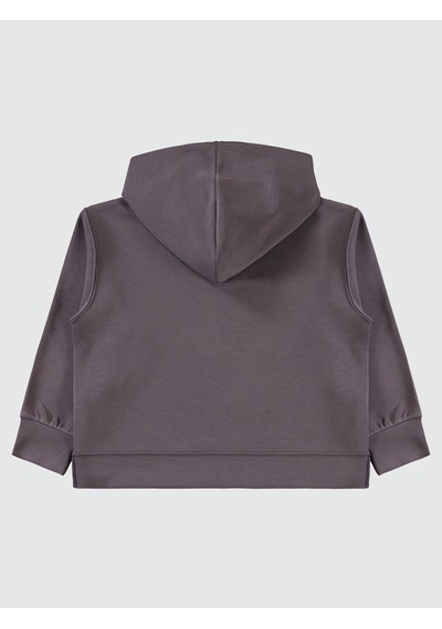 Civil Girls Kız Çocuk Kapüşonlu Sweatshirt 10-13 Yaş Açık Füme Açık Füme