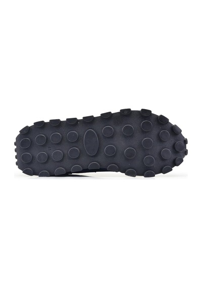 Siyah Bağcıklı Sneaker -20612--siyah Süet - Açma - Tekstil Çok Renkli