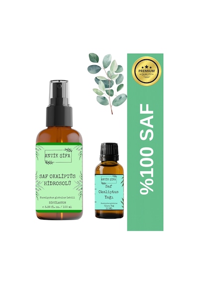 %100 Saf Okaliptus Uçucu Yağı Ve Okaliptus Suyu 10 Ml + 100ml 20 ML
