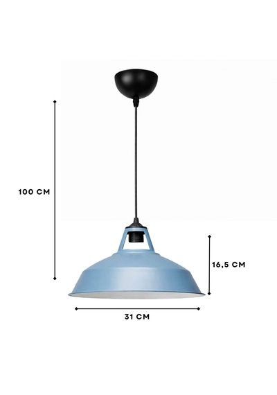 Homing Dock İskandinav Metal Sarkıt Koyu Mavi