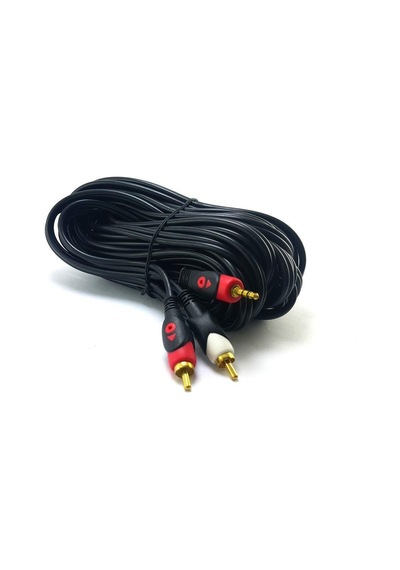 Electroon 2Rca 3.5Mm Stereo Kablo 3Metre Gold