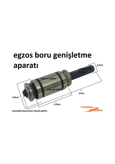 Egzos Boru Genişletme Aparatı Egsoz Araba Eksoz Büyültme Açma