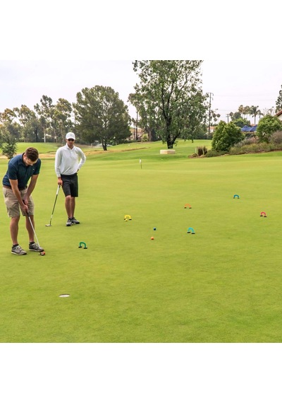 Gosports Putt-thru Kroket Koyma Oyunu - 9 Kapı, 4 Golf Topu Ve Tote Çanta İçerir - Evde, Ofiste Veya Yeşilde Oynayın