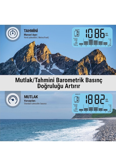 Thermopro Tp280b 7" Wi-fi İç Ve Dış Mekan Dijital Sıcaklık, Nem, Basınç Ölçer Ve Hava Tahmin İstasyonu