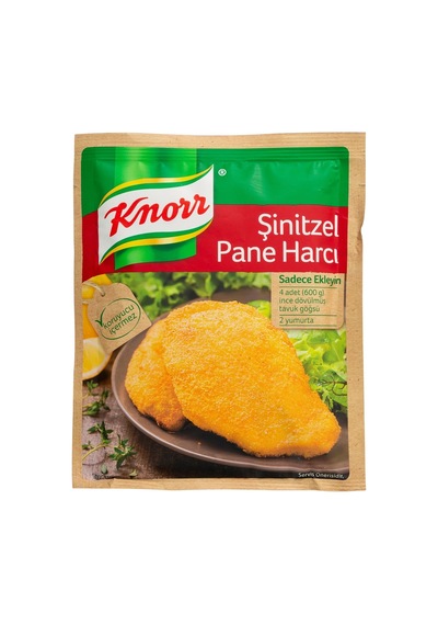 Knorr Pane Mıx 90g Çıtır Pane Harcı, Koruyucu İçermez - 4 Adet Tarı