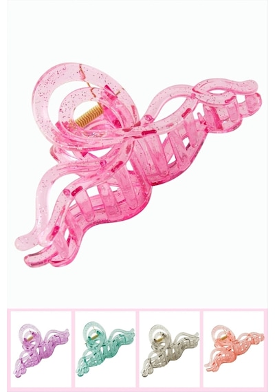 Sonsuzluk Simli Mandal Toka 10 Cm Pembe