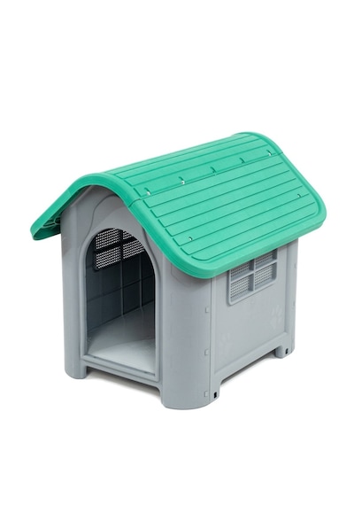 Missidea Brave Paws Plastik Köpek Kulübesi 85x71x66 Cm Yeşil