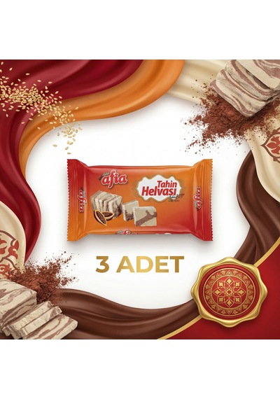 Afia Kakaolu Tahin Helvası 3x500 Gr