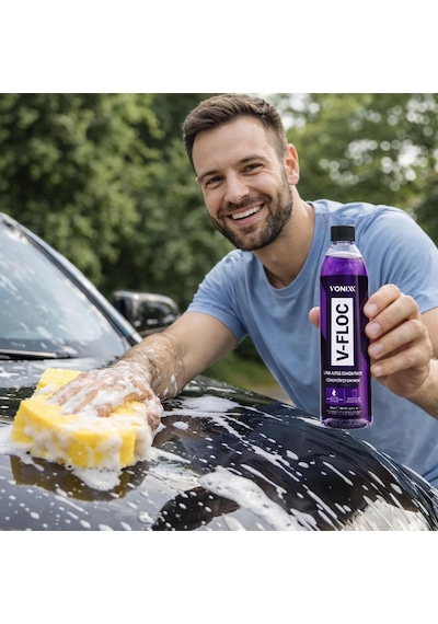 V-floc Ph Nötr Konsantre Oto Yıkama Şampuanı 500 Ml