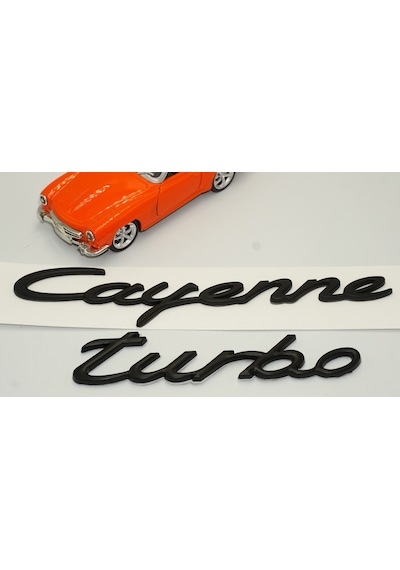 Porsche Cayenne Turbo Bagaj 3M 3D Abs Yazı Logo Amblem Seti (549182397)