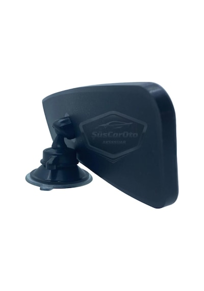 Her Araca Uyumlu Siyah Çerçeveli Dikiz Aynası 60 Mm X 240 Mm Vantuzlu İç İlave Ayna Standart