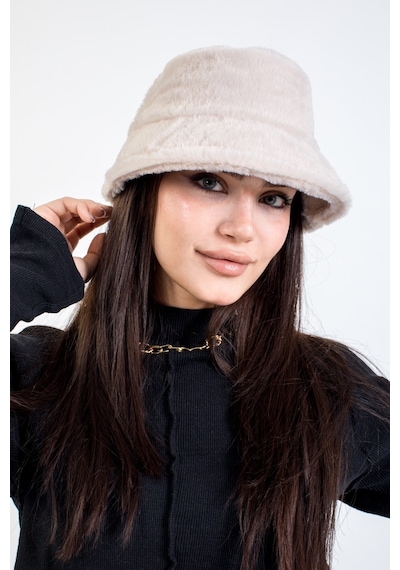 Ladycolor Lady Color Yumuşak Dokulu Bucket Şapka Krem