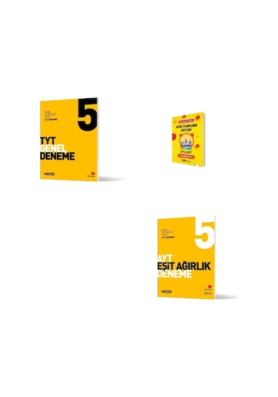 Tyt 5li Genel Ve Ayt 5li Eşit Ağırlık Deneme Seti