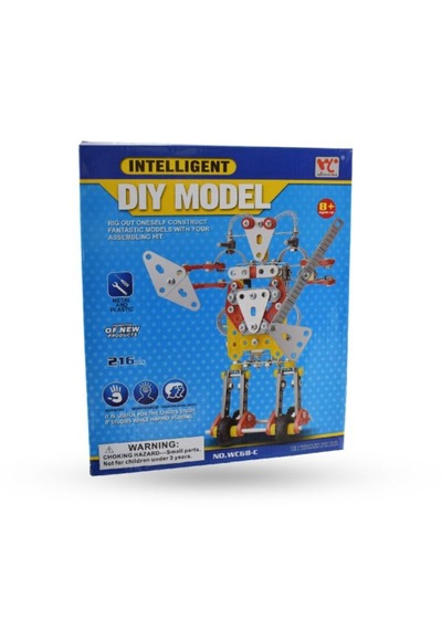 Asy Dıy Akıllı Monte Metal Model Robot 216 Pcs