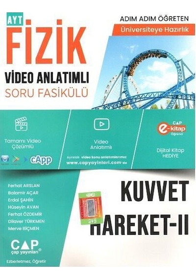 2025 Çap Fizik Kuvvet Hareket 2 Konu Anlatımlı Soru Bankası