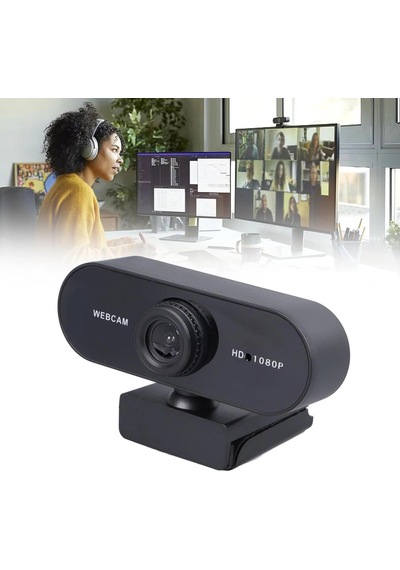 Webcam  Hd 1080p Konferans Kamera Dahili Mikrofon Görüntülü Sohbet Yayın Kamerası Hd Video