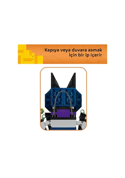 LEGO® Cadılar Bayramı Çelengi 40825 – 12 Yaş ve Üzeri Çocuklar için Renkli ve Dekoratif Ev Modeli Oyuncak Yapım Seti (328 Parça)