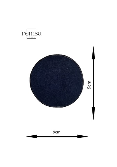 Ütü Ile Yapışan Arma - Patch - Dirsek Set Büyük Modeli Lacivert Renk 3 Adet - 507392354