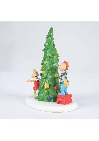 Department 56 Dr. Seuss The Grinch Village Whoville Ağacı Figürü, 10 Cm, Çok Renkli