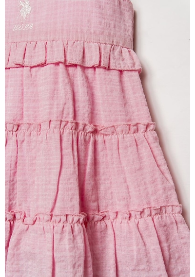 U.S. Polo Assn. U.s. Polo Assn Kız Bebek Elbise Pembe-2277 Pembe