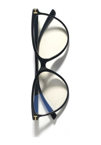 Optik Çerçeve Uyumlu Mavi Işık Korumalı Cat Eye Tokalı Gözlük Şeffaf