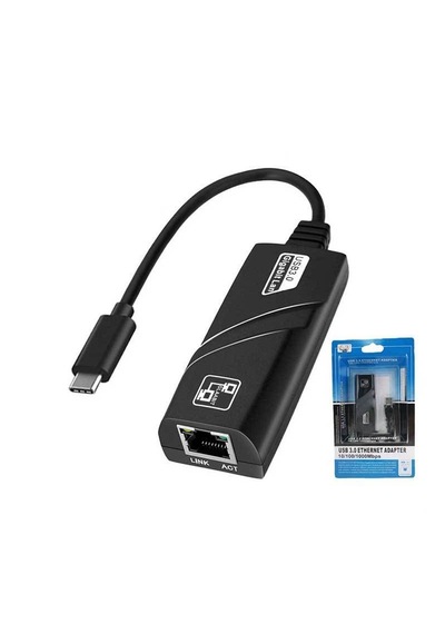 Type-c - Usb 3.0 To Ethernet 10/100/1000mbps Ethernet Çevirici Adaptör