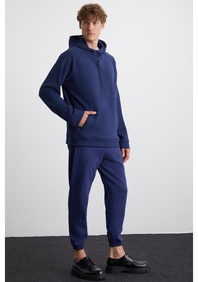 Grimelange Malagos Erkek Içi Polarlı Yumuşacık 3 Iplik Içi Şardonlu Regular Kapüşonlu Lacivert Sweatshirt Grimelange Malagos Erkek Içi Polarlı Yumuşacık 3 Iplik Içi Şardonlu Regular Kapüşonlu Lacivert Sweatshirt