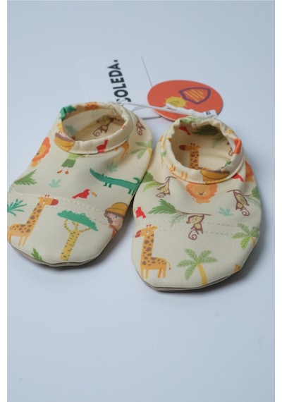 Soleda Uv Korumalı Kaydırmaz Bebek Çocuk Deniz Havuz Patiği Safari Jungle Çok Renkli