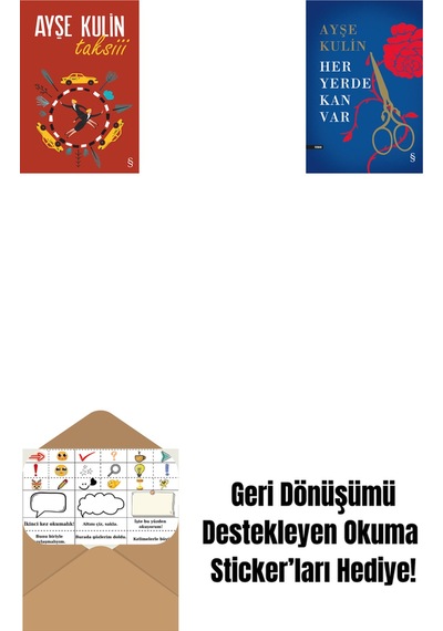 Taksiii + Her Yerde Kan Var Ciltli + Okuma Sticker'ları
