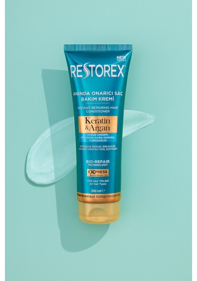 Restorex Keratin & Argan Onarıcı Saç Bakım Kremi 250 Ml - Yıpranmış Ve Hasar Görmüş Saçlar