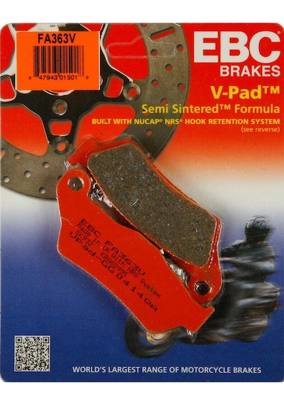 Ebc Fa363V 2001-2006 BMW R 1150 R Uyumlu Arka Fren Balatası Yarı Sinterli Balata