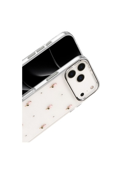 Apple iPhone Uyumlu 17 Pro Fiyonk Desenli - Kapak - Desen 6