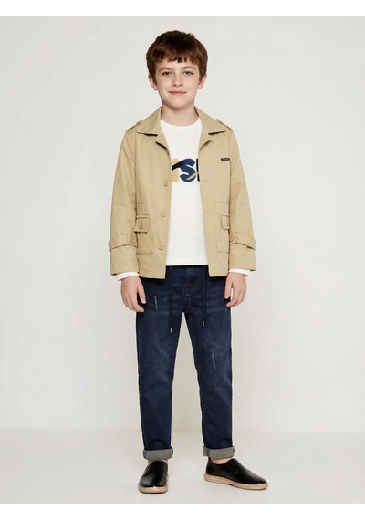 Xo Kids Erkek Çocuk 3lü Alt Üst Takım 6-9 Yaş 13212 Bej