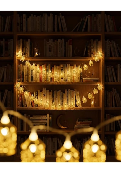 Dekoratif Ramazan Led Işık Pilli Cami Tasarımlı Zincir Aydınlatma Yeni Nesil 10c 80689995