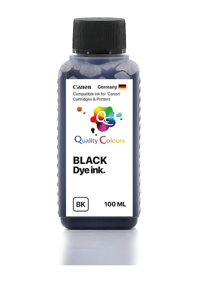 Qc Canon Pixma Ts9550a Uyumlu - 100ml Bk Black Siyah