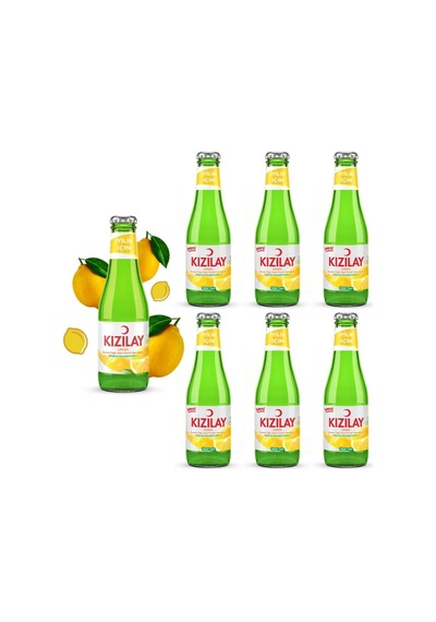 Limon Aromalı Maden Suyu 6 Adet 200 Ml