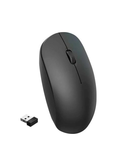 Siyah Kablosuz Mouse Wireless Mouse Minimal Tasarım